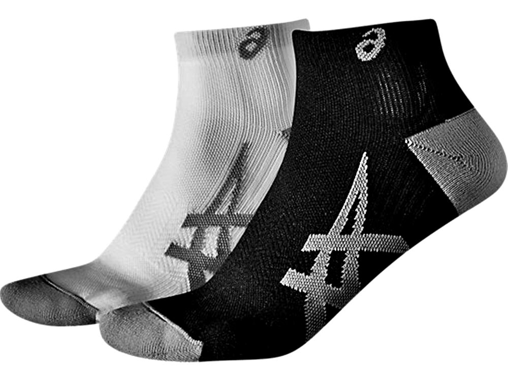 Asics unisex zokni 2pár fekete-fehér 39 42 - 3990Ft